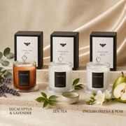 Lumânare Parfumată Premium în Recipient de Sticlă – 150 g