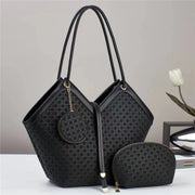 Geanta din piele ecologica 2 piese Cezara - 110