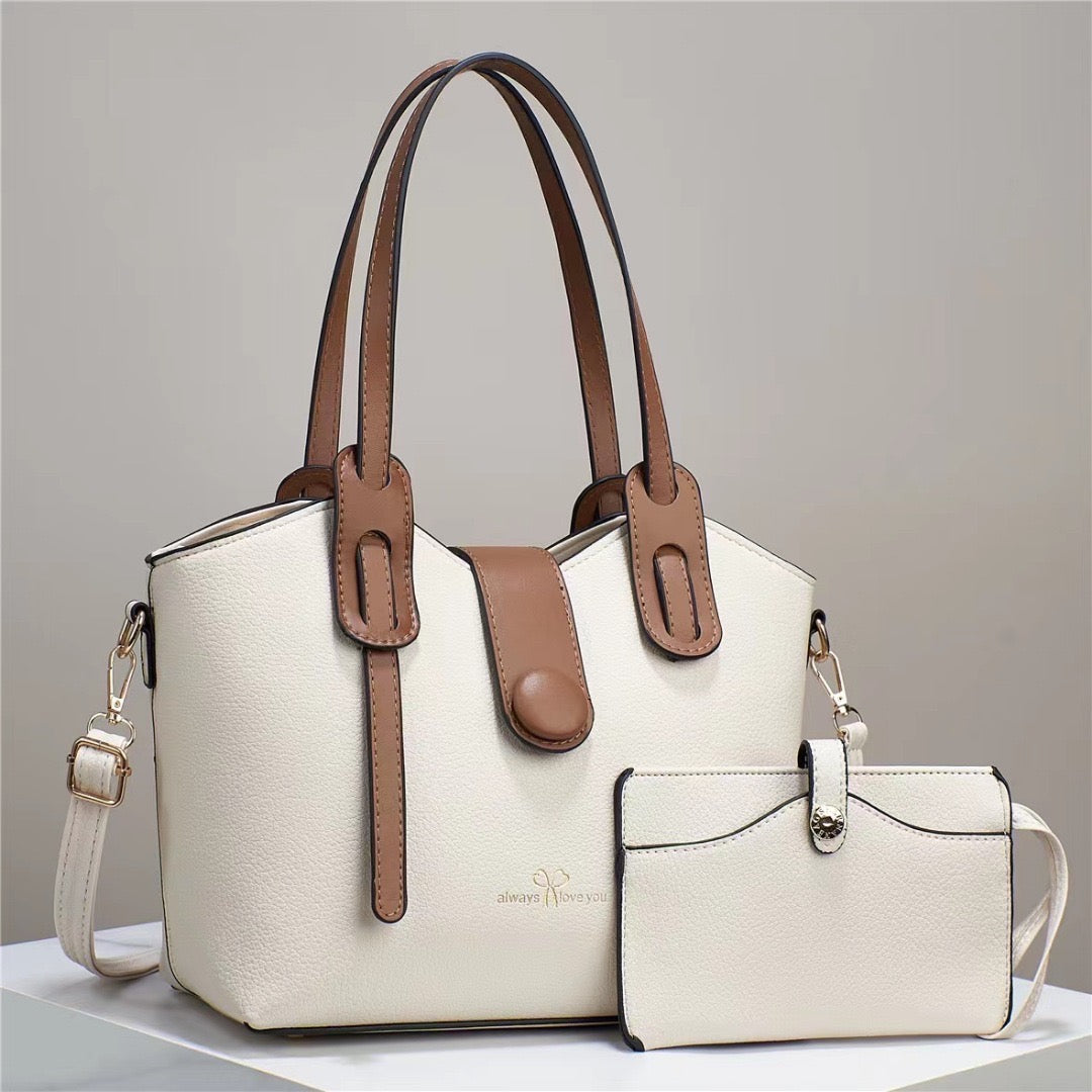 Geanta din piele ecologica 2 piese Fatma - 136